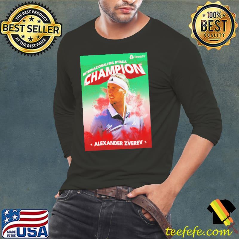 Congratulations Alexander Zverev Internazionali BNL D’Italia Two-Time Rome Champion Home Decor Poster shirt Congratulations Alexander Zverev Internazionali BNL D’Italia Two-Time Rome Champion Home Decor Poster shirt