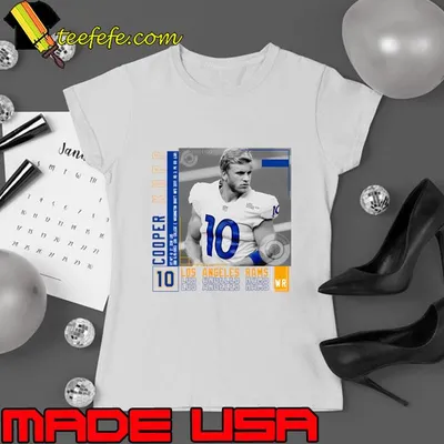 Cooper Kupp American football wide receiver for the Los Angeles Rams Paper Poster T-Shirt