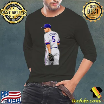 Corey Seager #5 American professional baseball shortstop Texas Rangers T-Shirt