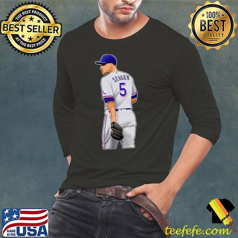 Corey Seager #5 American professional baseball shortstop Texas Rangers T-Shirt