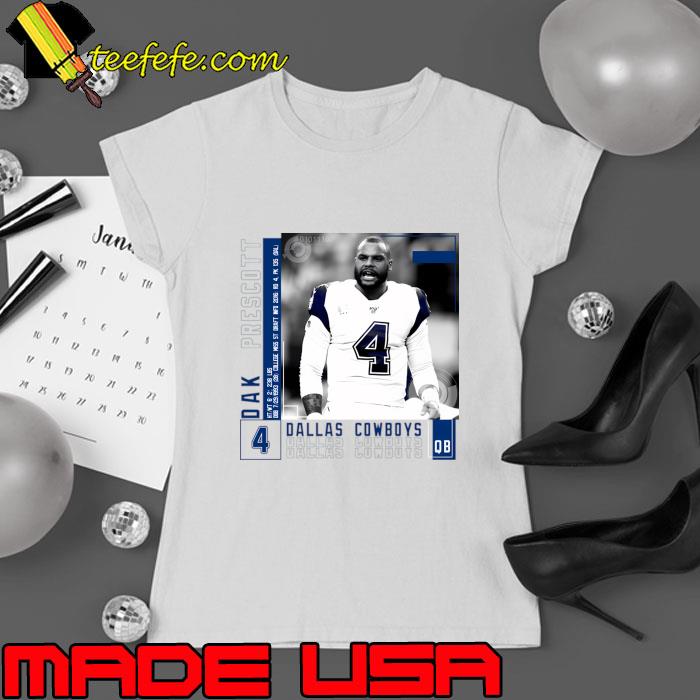 Dak Prescott American football quarterback for the Dallas Cowboys Paper Poster T-Shirt