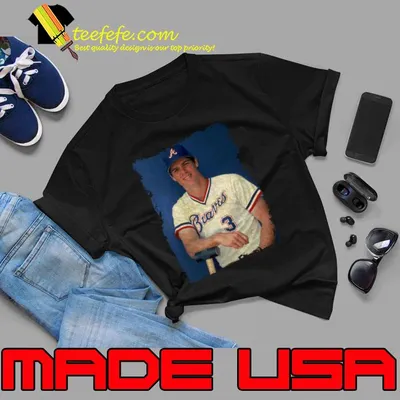 Dale Murphy in Atlanta Braves Baseball 1982 1983 T-Shirt