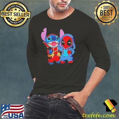 Deadpool and Stitch Best Friends Shirt