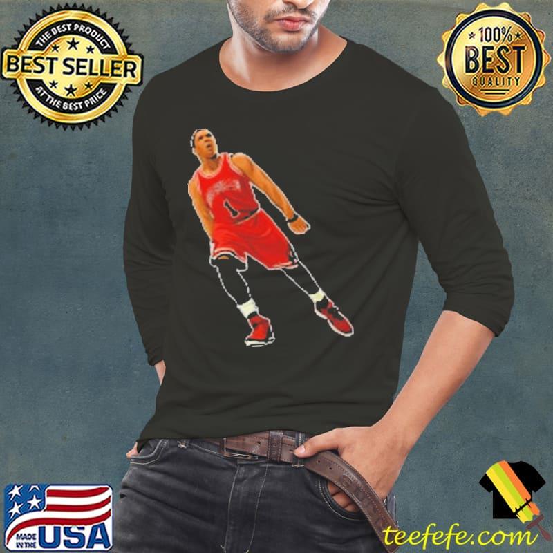 Derrick Rose Scream Out T-Shirt Long Sleeve Tee Derrick Rose Scream Out T-Shirt Long Sleeve Tee