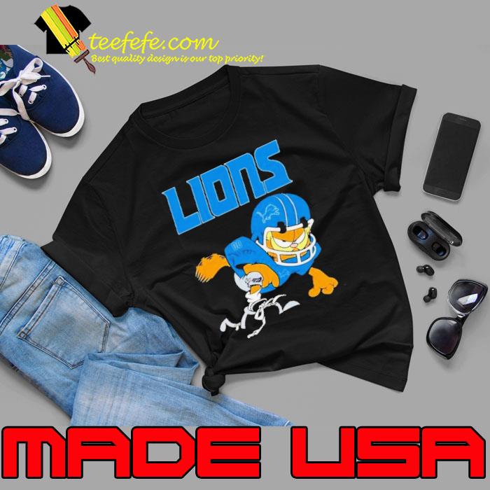 Detroit Lions Garfield Cat Grumpy Football Player 2024 s Unisex Detroit Lions Garfield Cat Grumpy Football Player 2024 s Unisex