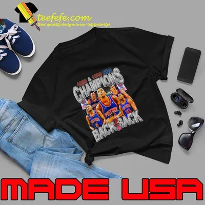 Detroit Pistons 2004 NBA Champs American professional basketball team T-Shirt
