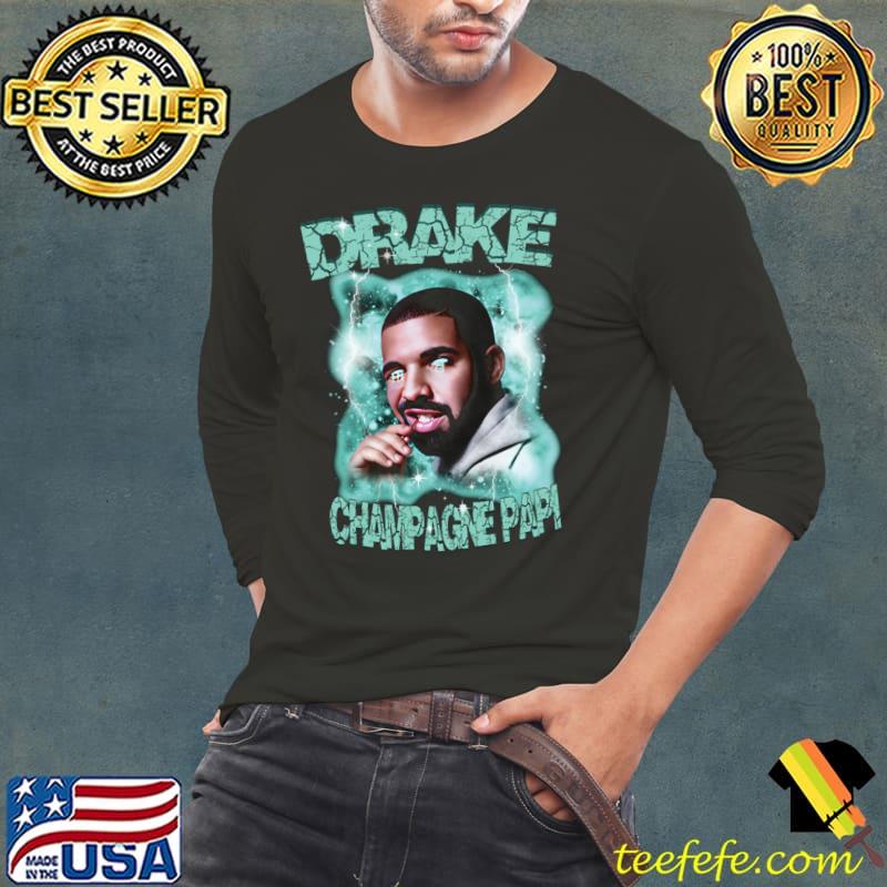 Drake Champaign Papi Canadian rapper singer and actor T-Shirt Long Sleeve Tee Drake Champaign Papi Canadian rapper singer and actor T-Shirt Long Sleeve Tee