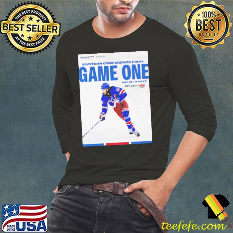 Eastern Conference Final Game One NHL Playoffs 2024 ECF Game Day New York Rangers s Long Sleeve Tee Eastern Conference Final Game One NHL Playoffs 2024 ECF Game Day New York Rangers s Long Sleeve Tee