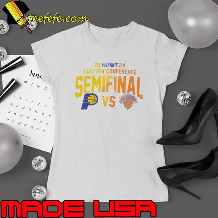 Eastern Conference Semifinal Indiana Pacers Vs New York Knicks 2024 NBA Playoffs s Ladies tee Eastern Conference Semifinal Indiana Pacers Vs New York Knicks 2024 NBA Playoffs s Ladies tee