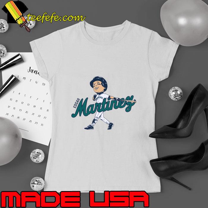 Edgar Martinez Caricature Rican former professional baseball player and coachT-Shirt Ladies tee Edgar Martinez Caricature Rican former professional baseball player and coachT-Shirt Ladies tee