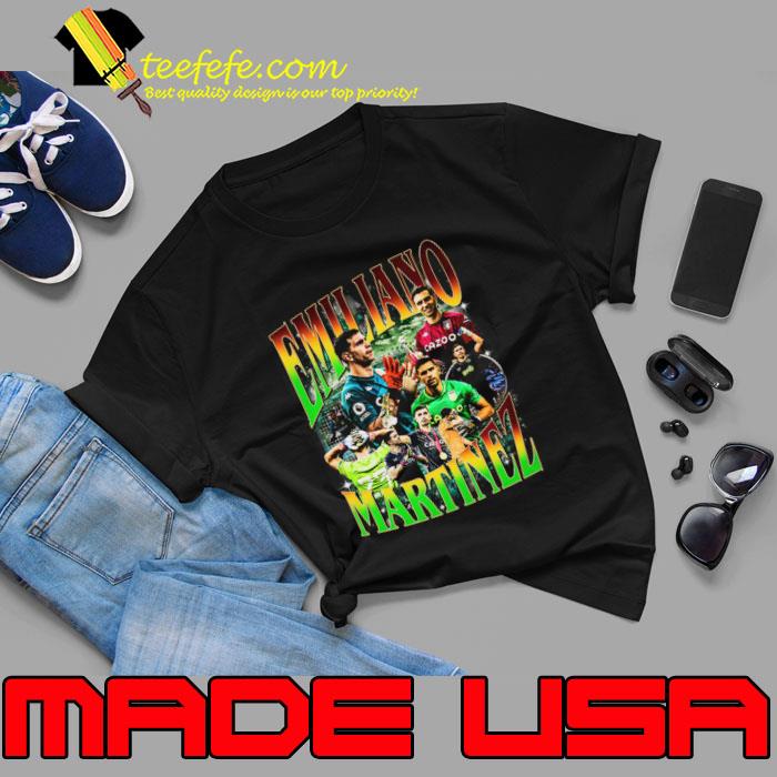 Emiliano Martinez Argentine professional footballer Retro Bootleg T-Shirt Unisex Emiliano Martinez Argentine professional footballer Retro Bootleg T-Shirt Unisex