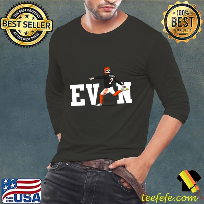 Evan Mcpherson American football placekicker for the Cincinnati Bengals T-Shirt