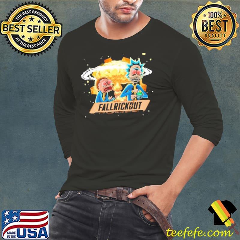 Fallrick Out A Post Nuclear Rick And Morty Wear Vault Suit Parody s Long Sleeve Tee Fallrick Out A Post Nuclear Rick And Morty Wear Vault Suit Parody s Long Sleeve Tee