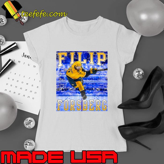 Filip Forsberg Swedish professional ice hockey player for the Nashville Predators T-Shirt Filip Forsberg Swedish professional ice hockey player for the Nashville Predators T-Shirt