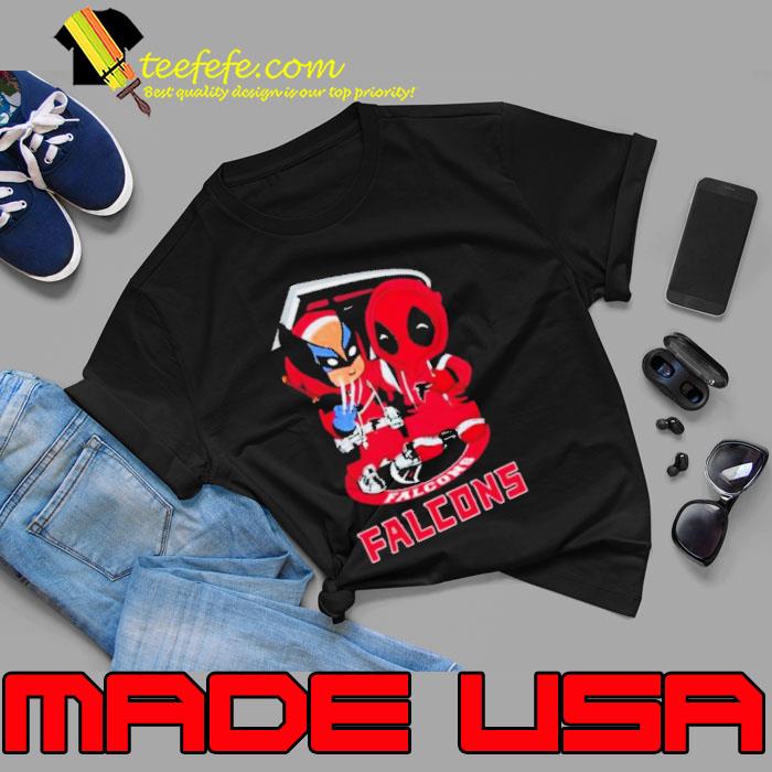 Friends Marvel Deadpool Wolverine Atlanta Falcons Shirt Unisex Friends Marvel Deadpool Wolverine Atlanta Falcons Shirt Unisex