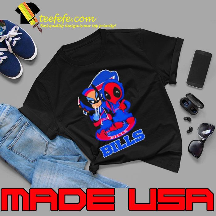 Friends Marvel Deadpool Wolverine Buffalo Bills Shirt Unisex Friends Marvel Deadpool Wolverine Buffalo Bills Shirt Unisex