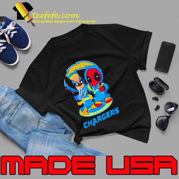 Friends Marvel Deadpool Wolverine Los Angeles Chargers Shirt Unisex Friends Marvel Deadpool Wolverine Los Angeles Chargers Shirt Unisex