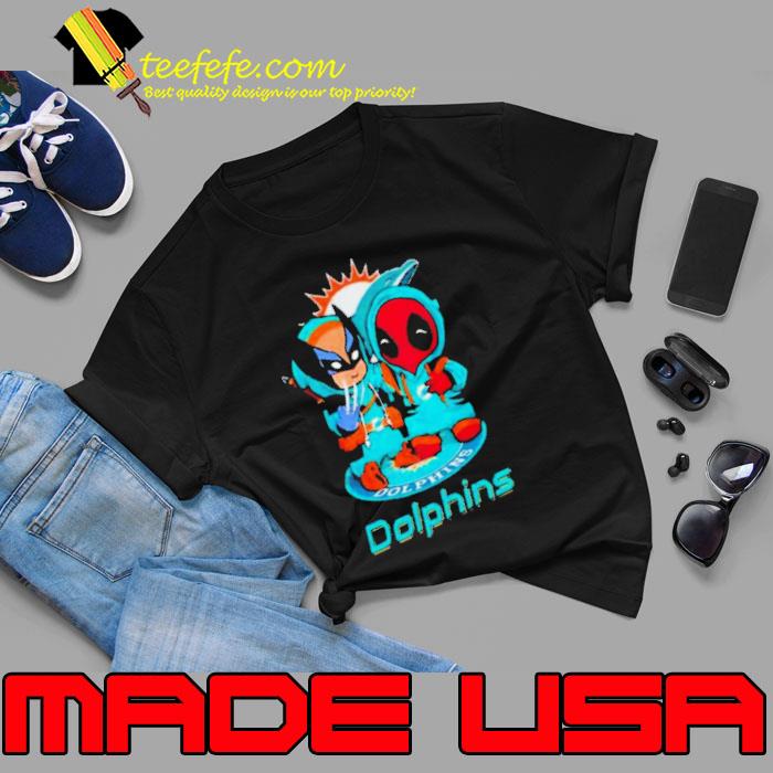 Friends Marvel Deadpool Wolverine Miami Dolphins Shirt Unisex Friends Marvel Deadpool Wolverine Miami Dolphins Shirt Unisex
