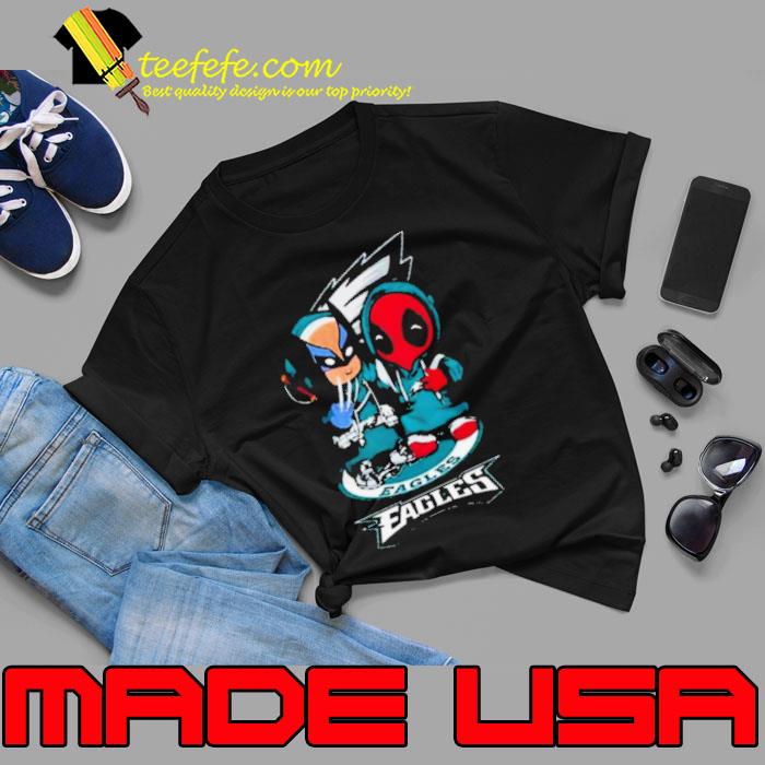 Friends Marvel Deadpool Wolverine Philadelphia Eagles Shirt Unisex Friends Marvel Deadpool Wolverine Philadelphia Eagles Shirt Unisex