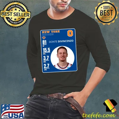 Funny donte DiVincenzo American professional basketball player for New York Knicks T-Shirt