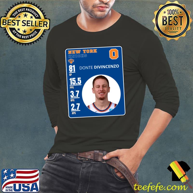 Funny donte DiVincenzo American professional basketball player for New York Knicks T-Shirt