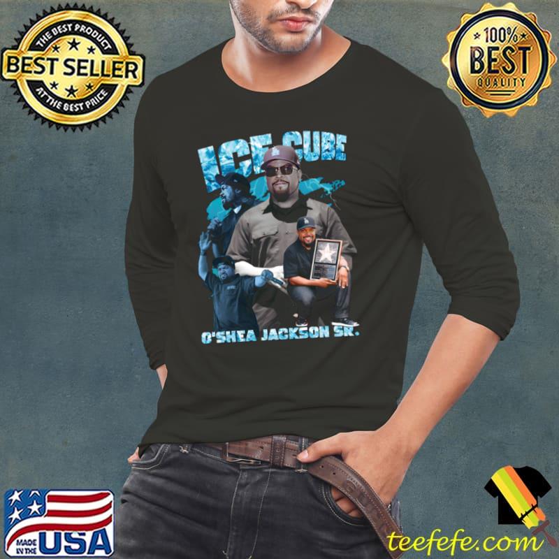Funny ice Cube O'shea Jackson Sr. American rapper songwriter actor and film producer T-Shirt Long Sleeve Tee Funny ice Cube O'shea Jackson Sr. American rapper songwriter actor and film producer T-Shirt Long Sleeve Tee