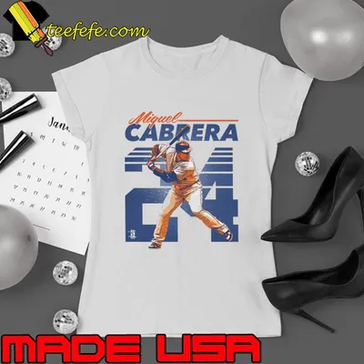 Funny miguel Cabrera Detroit Retro Venezuelan former professional baseball first baseman T-Shirt