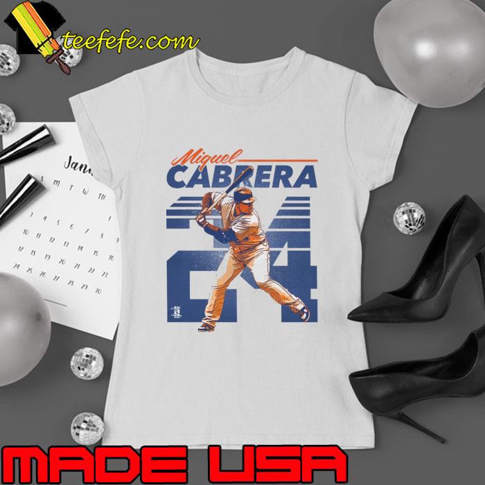 Funny miguel Cabrera Detroit Retro Venezuelan former professional baseball first baseman T-Shirt