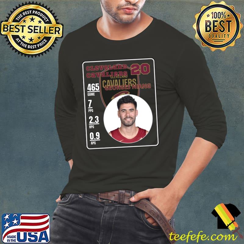 Georges Niang American professional basketball player Cleveland Cavaliers T-Shirt Long Sleeve Tee Georges Niang American professional basketball player Cleveland Cavaliers T-Shirt Long Sleeve Tee