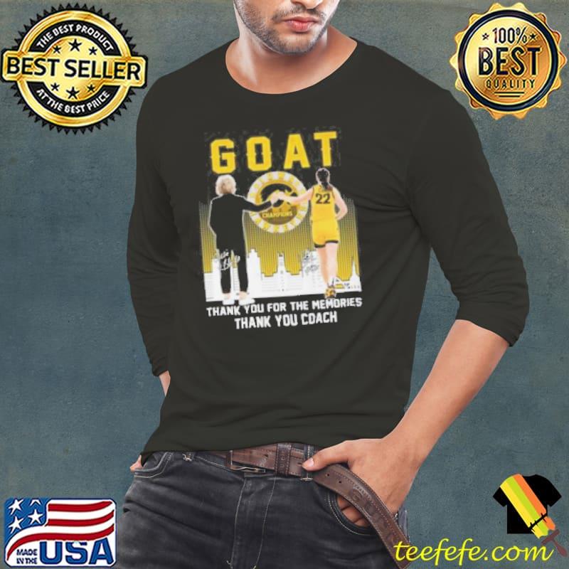 Goat Iowa Hawkeyes Champions Lisa Bluder Thank You For The Memories Thank You Coach Shirt
