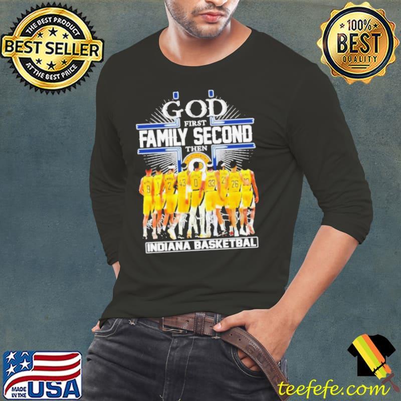God First Family Second Then Indiana Pacers 2024 Eastern Conference Finals Signatures Shirt