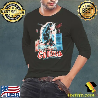 Godzilla French Movie Poster Shirt