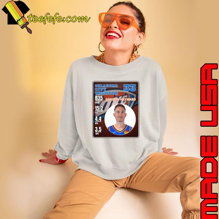 Gordon Hayward American professional basketball player T-Shirt Sweatshirt Gordon Hayward American professional basketball player T-Shirt Sweatshirt