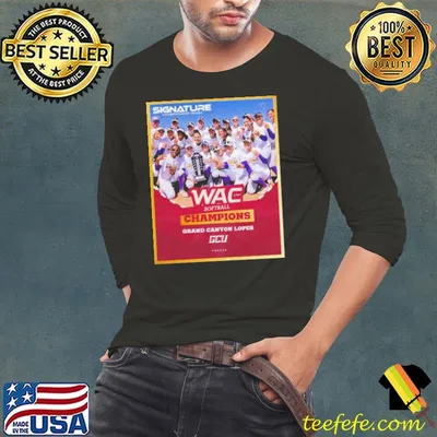 Grand Canyon Softball 2024 WAC Tournament Champions Shirt