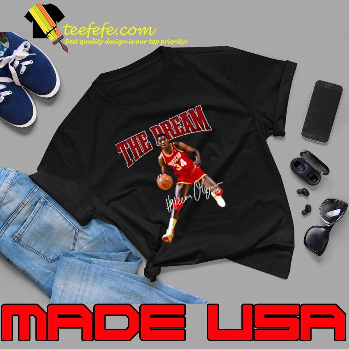 Hakeem Olajuwon The Dream Basketball Legend Signature T-Shirt