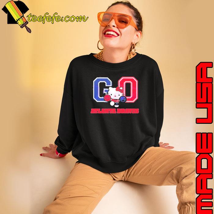 Hello kitty go atlanta braves cheerleader 2024 shirt