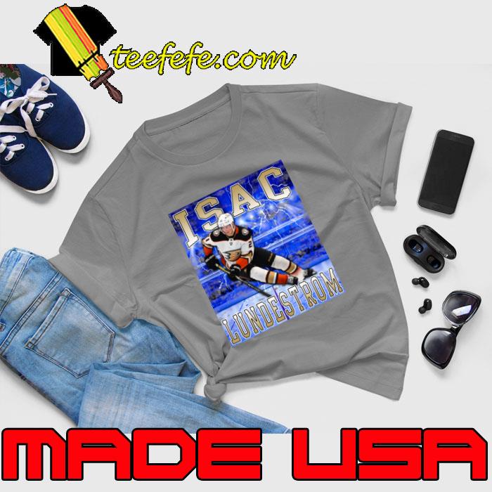 Isac Lundestrom Swedish professional ice hockey forward Anaheim Ducks T-Shirt Unisex Isac Lundestrom Swedish professional ice hockey forward Anaheim Ducks T-Shirt Unisex