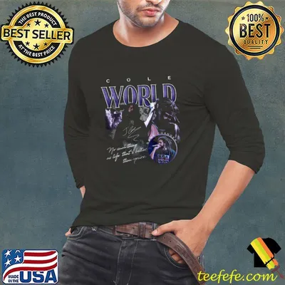 J Cole World Quote American rapper and record producer T-Shirt