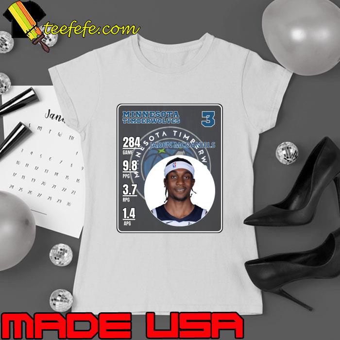 Jaden McDaniels American professional basketball player for the Minnesota Timberwolves T-Shirt Ladies tee Jaden McDaniels American professional basketball player for the Minnesota Timberwolves T-Shirt Ladies tee