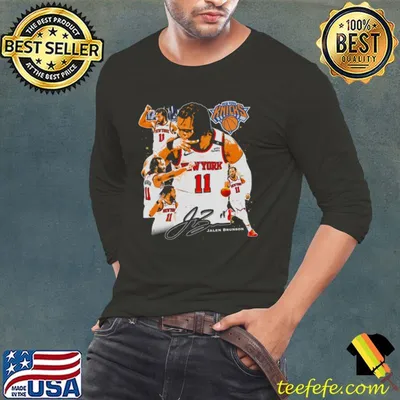 Jalen Brunson Collage American professional basketball player T-Shirt