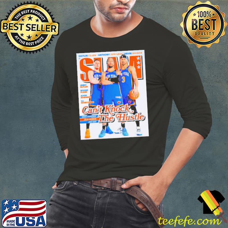 Jalen Brunson Josh Hart Donte Divincenzo can’t knock the hustle s Long Sleeve Tee Jalen Brunson Josh Hart Donte Divincenzo can’t knock the hustle s Long Sleeve Tee
