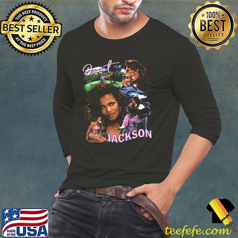 Janet Jackson Retro American singer songwriter actress and dancer T-Shirt