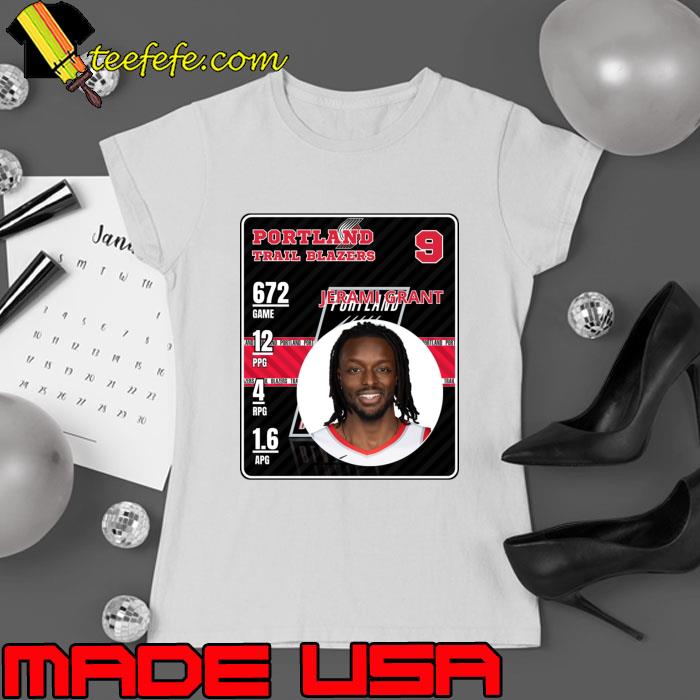 Jerami Grant American professional basketball player for Portland Trail Blazers T-Shirt Ladies tee Jerami Grant American professional basketball player for Portland Trail Blazers T-Shirt Ladies tee