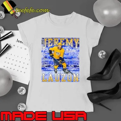 Jeremy Lauzon Canadian professional ice hockey defenceman Nashville Predators T-Shirt