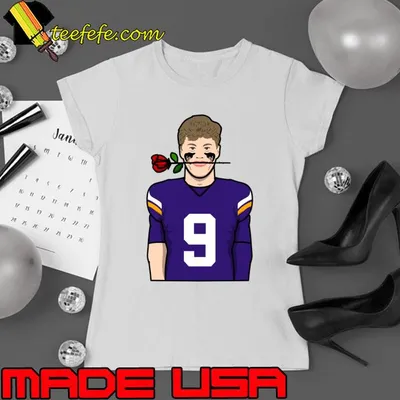 Jj Mccarthy Rose American football quarterback for the Minnesota Vikings T-Shirt