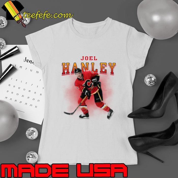Joel Hanley Canadian professional ice hockey defenceman for the Calgary Flames T-Shirt Ladies tee Joel Hanley Canadian professional ice hockey defenceman for the Calgary Flames T-Shirt Ladies tee