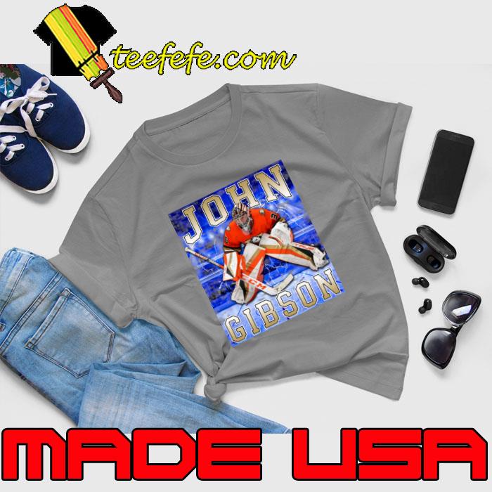 John Gibson American professional ice hockey goaltender for the Anaheim Ducks T-Shirt Unisex John Gibson American professional ice hockey goaltender for the Anaheim Ducks T-Shirt Unisex