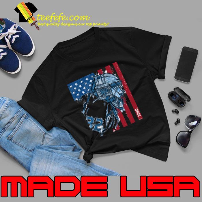 Jonathan Quick Los Angles Sketch American Flag T-Shirt Unisex Jonathan Quick Los Angles Sketch American Flag T-Shirt Unisex