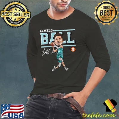 Lamelo Ball American professional basketball player Charlotte Cartoon T-Shirt