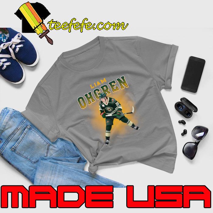 Liam Ohgren Swedish professional ice hockey left wing T-Shirt Unisex Liam Ohgren Swedish professional ice hockey left wing T-Shirt Unisex